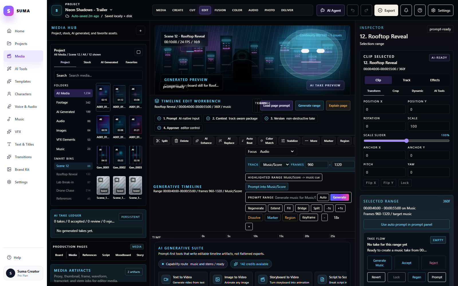 Suma Studio editor
